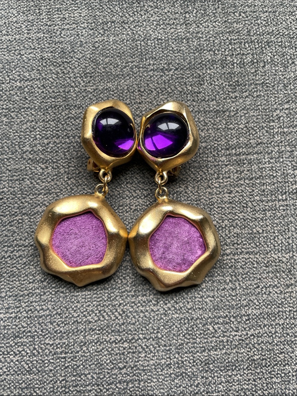 80s Clip On Earrings